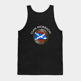 Clan Morrison Crest & Tartan Knot Tank Top